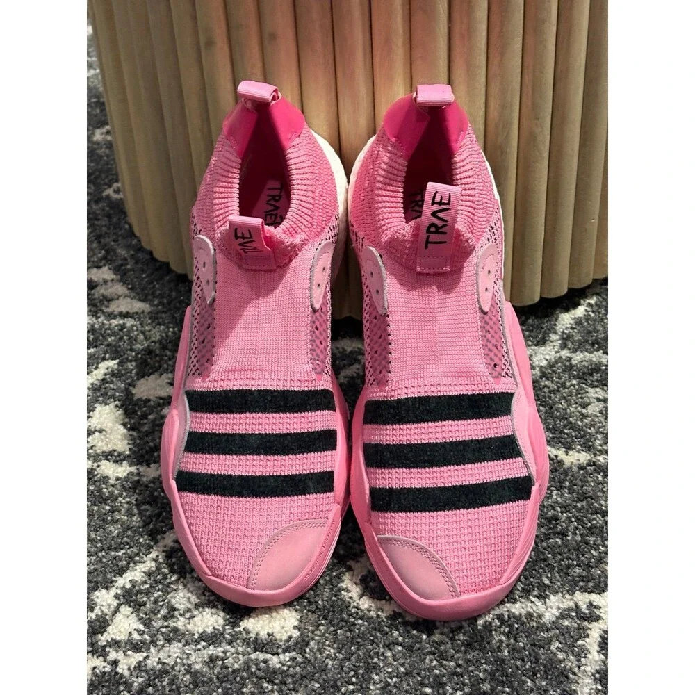 Adidas Trae Young 2.0 Pink Trap House Shoes Mens 13 UK 12.5 / EU 48 Like New